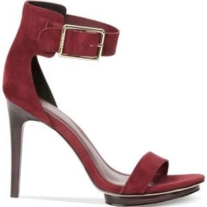 Calvin Klein Vivian Suede Port Heels